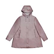 A-lijn Jas voor Vrouwen Rains , Pink , Unisex