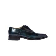 Handgemaakte Lorenzo Blu Oxfords Scarosso , Blue , Heren