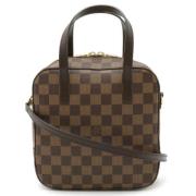 Pre-owned Fabric handbags Louis Vuitton Vintage , Brown , Dames