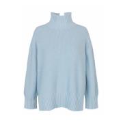 Oversized Gebreide Top Blauwe Mist Masai , Blue , Dames