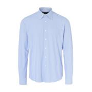 Gestreept Oxford Overhemd Wit Blauw RRD , Blue , Heren