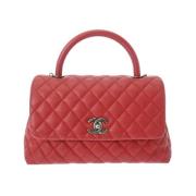 Pre-owned Fabric handbags Chanel Vintage , Red , Dames