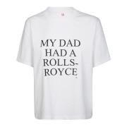 Korte Mouw Tee Mijn vader had een Rolls-Royce Victoria Beckham , White...