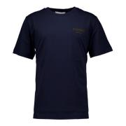 Donkerblauwe T-shirts Iceberg , Blue , Heren