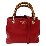 Pre-owned Leather gucci-bags Gucci Vintage , Red , Dames