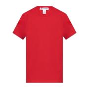 T-shirt met logo Comme des Garçons , Red , Heren