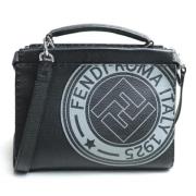 Pre-owned Leather handbags Fendi Vintage , Black , Heren