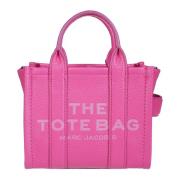 Leren Shopper Tas Marc Jacobs , Pink , Dames