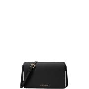 Zwarte Flap Crossbody Tas Michael Kors , Black , Dames