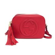 Pre-owned Leather gucci-bags Gucci Vintage , Red , Dames