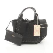 Pre-owned Canvas handbags Valentino Vintage , Black , Dames