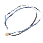 Pre-owned Silk bracelets Hermès Vintage , Blue , Dames