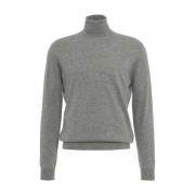 Merino-Cashmere Turtleneck Sweater Gender , Gray , Heren