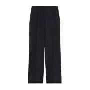 Palazzo Wool Pants met Viigis Max Mara Weekend , Blue , Dames