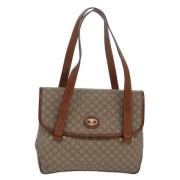 Pre-owned Leather celine-bags Celine Vintage , Beige , Dames