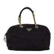 Pre-owned Fabric prada-bags Prada Vintage , Black , Dames