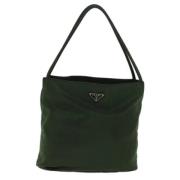 Pre-owned Fabric totes Prada Vintage , Green , Dames