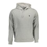 Grijze Sweatshirt met Borduursel U.s. Polo Assn. , Gray , Heren