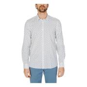 Geometrische Overhemd Antony Morato , White , Heren