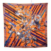 Pre-owned Silk scarves Hermès Vintage , Multicolor , Dames