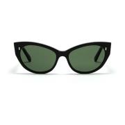 Vintage Cat-Eye Zonnebril Twiga L.g.r , Black , Unisex