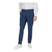 Blauwe Geruite Broek met Zakken Antony Morato , Blue , Heren