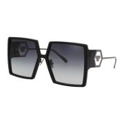 Stijlvolle zonnebril Spp028M Philipp Plein , Black , Dames