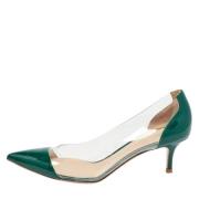 Pre-owned Leather heels Gianvito Rossi Pre-owned , Green , Dames