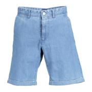 Blauwe Bermuda Shorts met Logo Gant , Blue , Heren