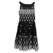 Pre-owned Cotton dresses Valentino Vintage , Black , Dames