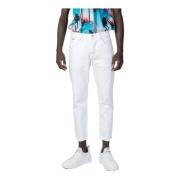 Witte Jeans met Rits/Knoopsluiting Antony Morato , White , Heren