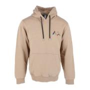 Beige Bedrukte Hoodie Sun68 , Beige , Heren