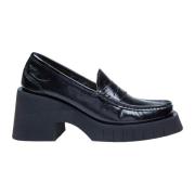 Zwarte Lakleren Loafer Mocassin Paloma Barceló , Black , Dames