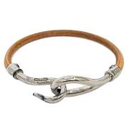 Pre-owned Leather bracelets Hermès Vintage , Brown , Dames