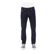 Logo Jeans Regular Fit Baldinini , Blue , Heren