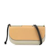 Pre-owned Leather shoulder-bags Loewe Pre-owned , Beige , Dames