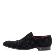 Pre-owned Velvet flats Louis Vuitton Vintage , Black , Heren