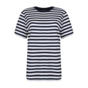 Geborduurd Logo Katoenen T-Shirt A.p.c. , Multicolor , Dames