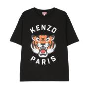 Zwarte T-shirts Polos voor mannen Kenzo , Black , Heren