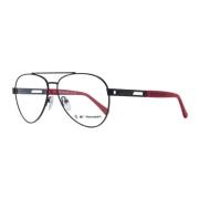 Stijlvolle Aviator Metalen Optische Frames BMW , Black , Heren