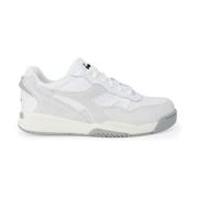 Sportieve Rubberen Zool Sneakers Diadora , White , Heren