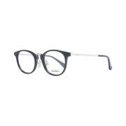 Stijlvolle Zwarte Ronde Optische Monturen Max Mara , Black , Dames