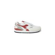 Witte Leren Sneakers met Veters Diadora , Multicolor , Heren