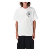 Witte Tiger T-Shirt Oversized Fit Kenzo , White , Heren