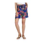 Viscose Shorts met Riem en Rits Tommy Hilfiger , Multicolor , Dames