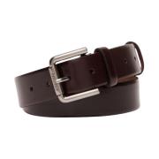 Leren Riem Wetleather35 Max Mara , Brown , Dames