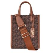 Crossbody Shopper Tote Xbody Woman Michael Kors , Brown , Dames