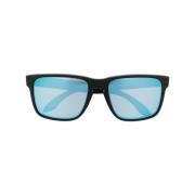 Blauw Getinte Vierkante Zonnebril Oakley , Black , Unisex