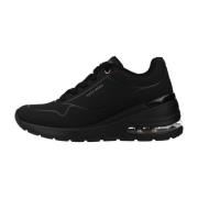 Stijlvolle Air Sneakers voor Vrouwen Skechers , Black , Dames