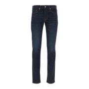 Klassieke Denim Jeans Tom Ford , Blue , Heren